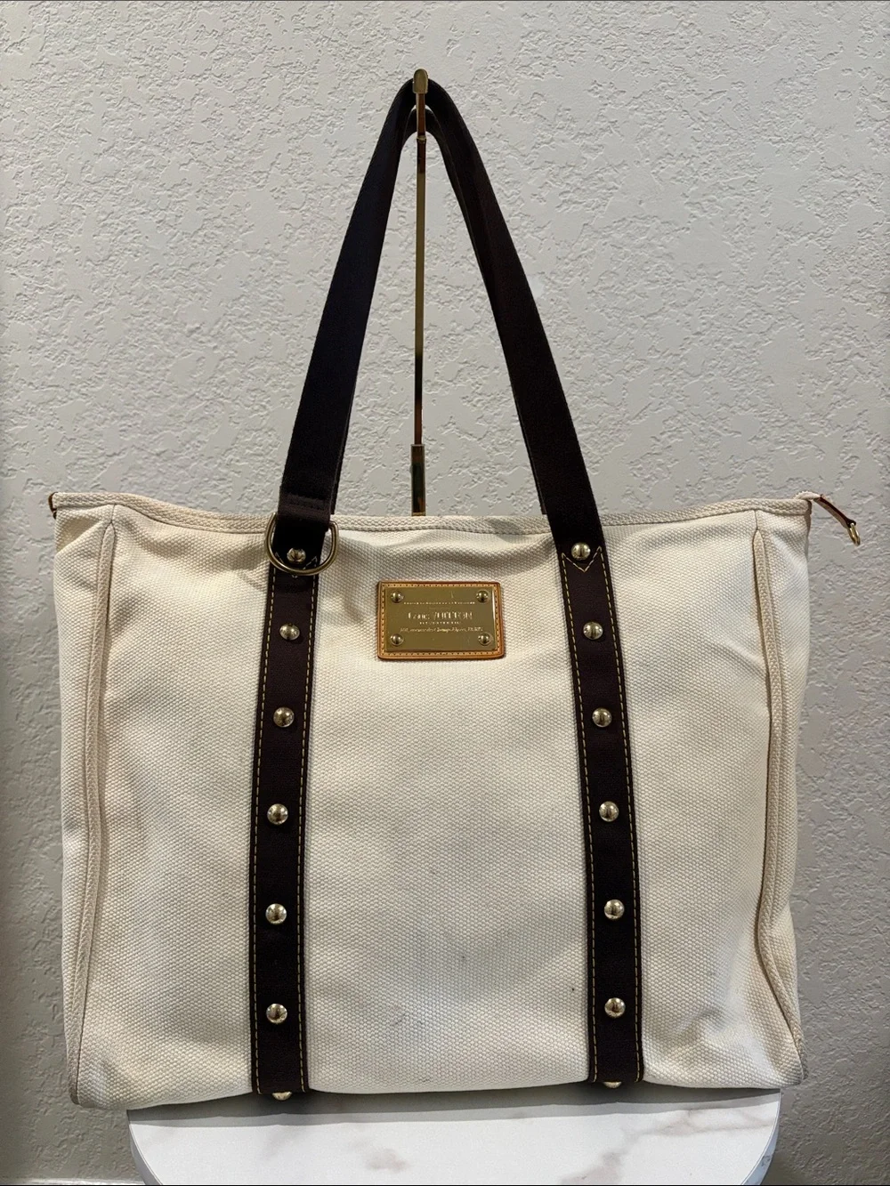 Louis Vuitton Antigua Cabas GM Zip Tote Bag